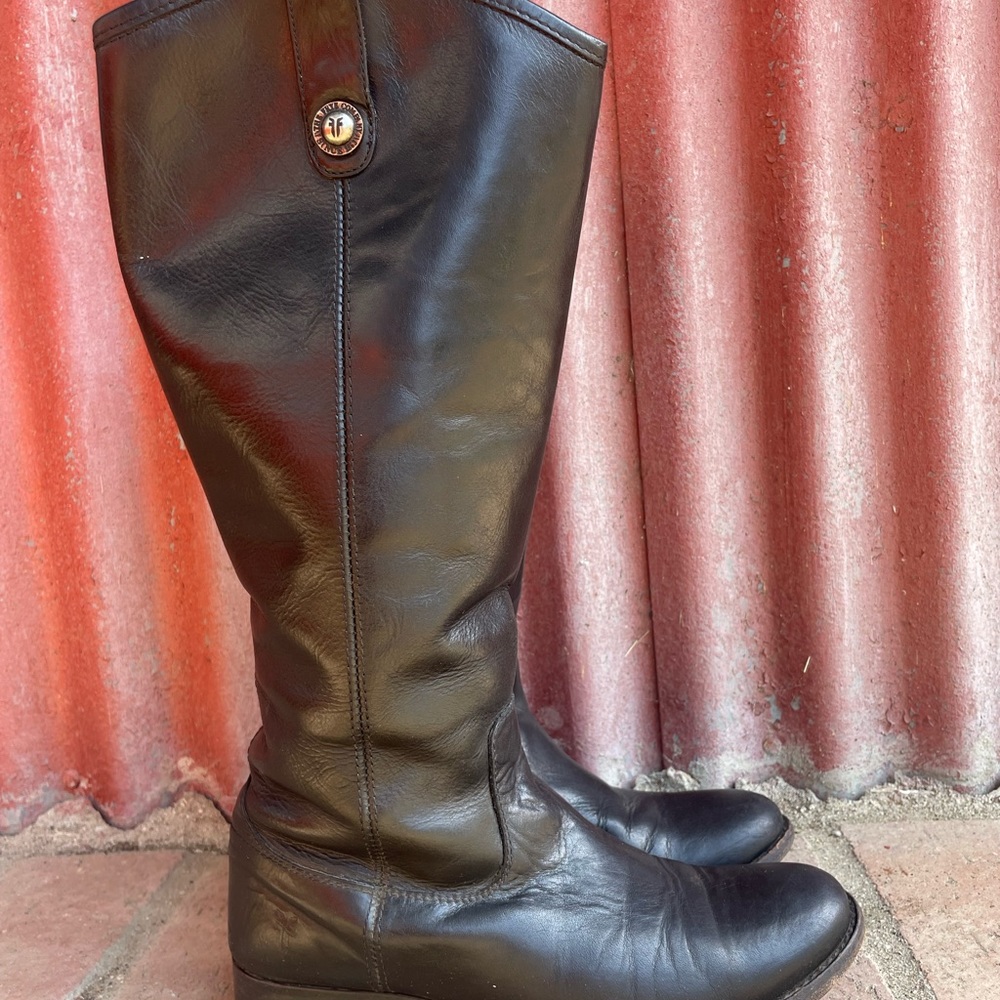 Frye Melissa Button Riding Boot Size 6 - Picture 4 of 7